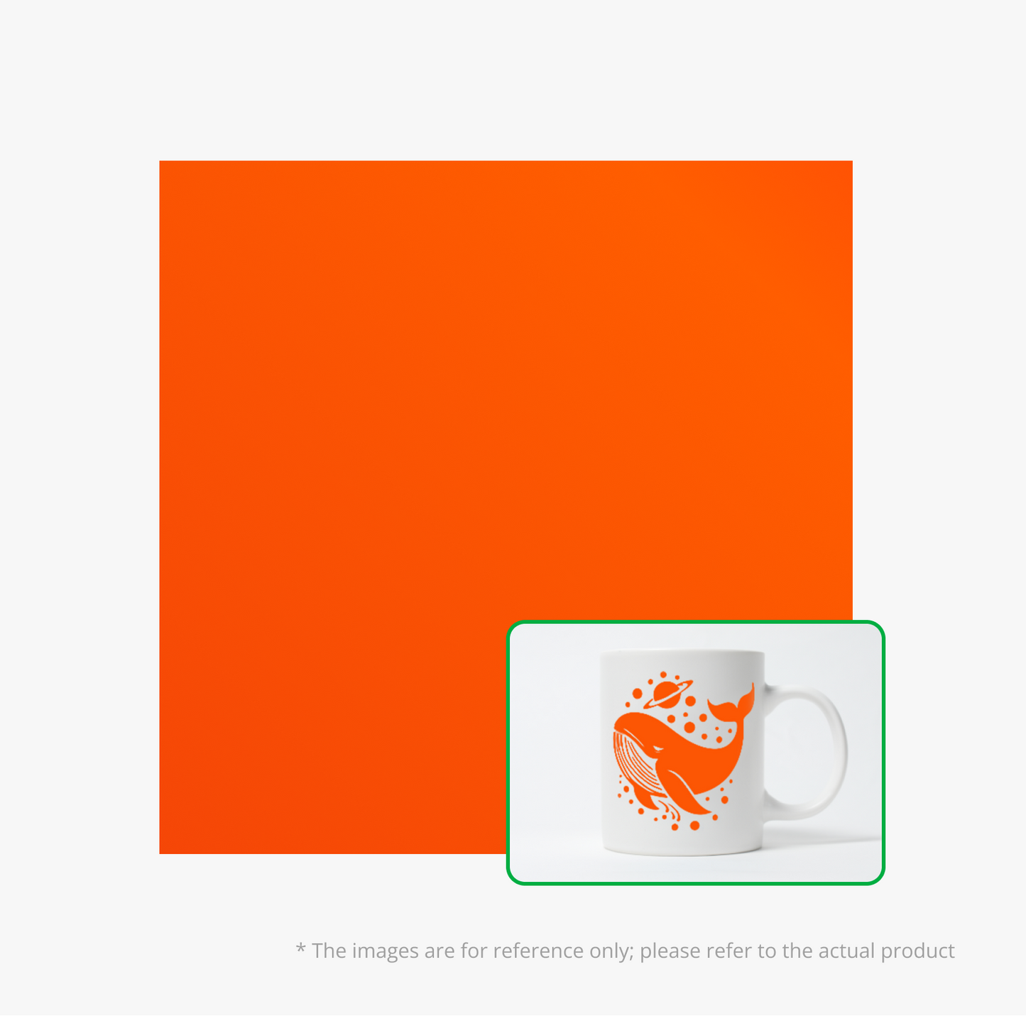 Bambu Lab Matte Removable Vinyl - Orange