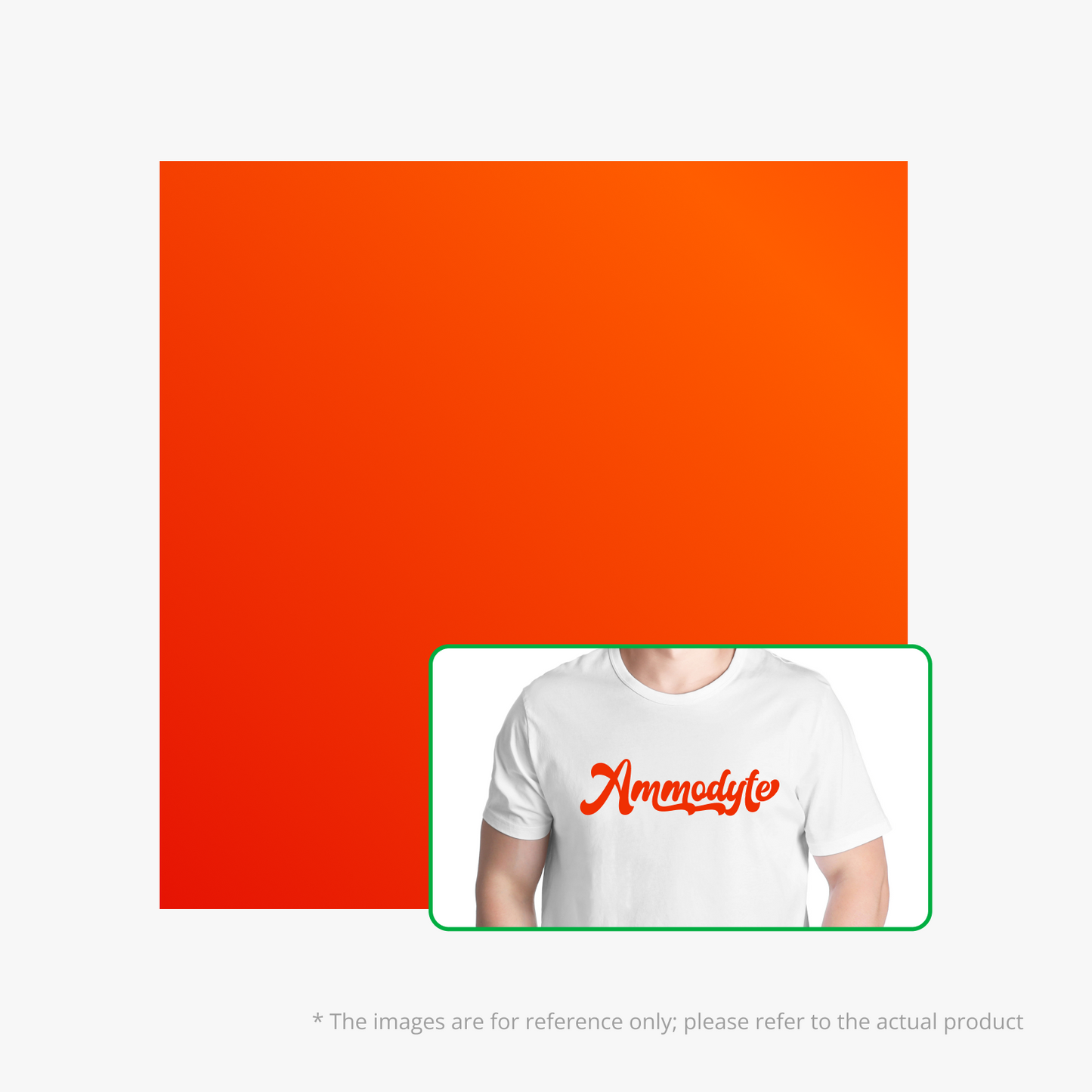 Bambu Lab Matte Heat Transfer Vinyl - orange