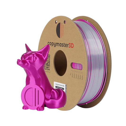 Copymaster3D PLA Duo-Silk - Rose Red/Silver