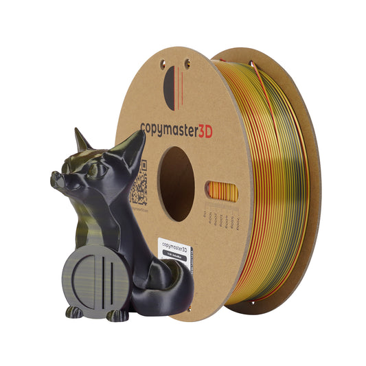 Copymaster3D PLA Tri-Silk - Red/Gold/Black