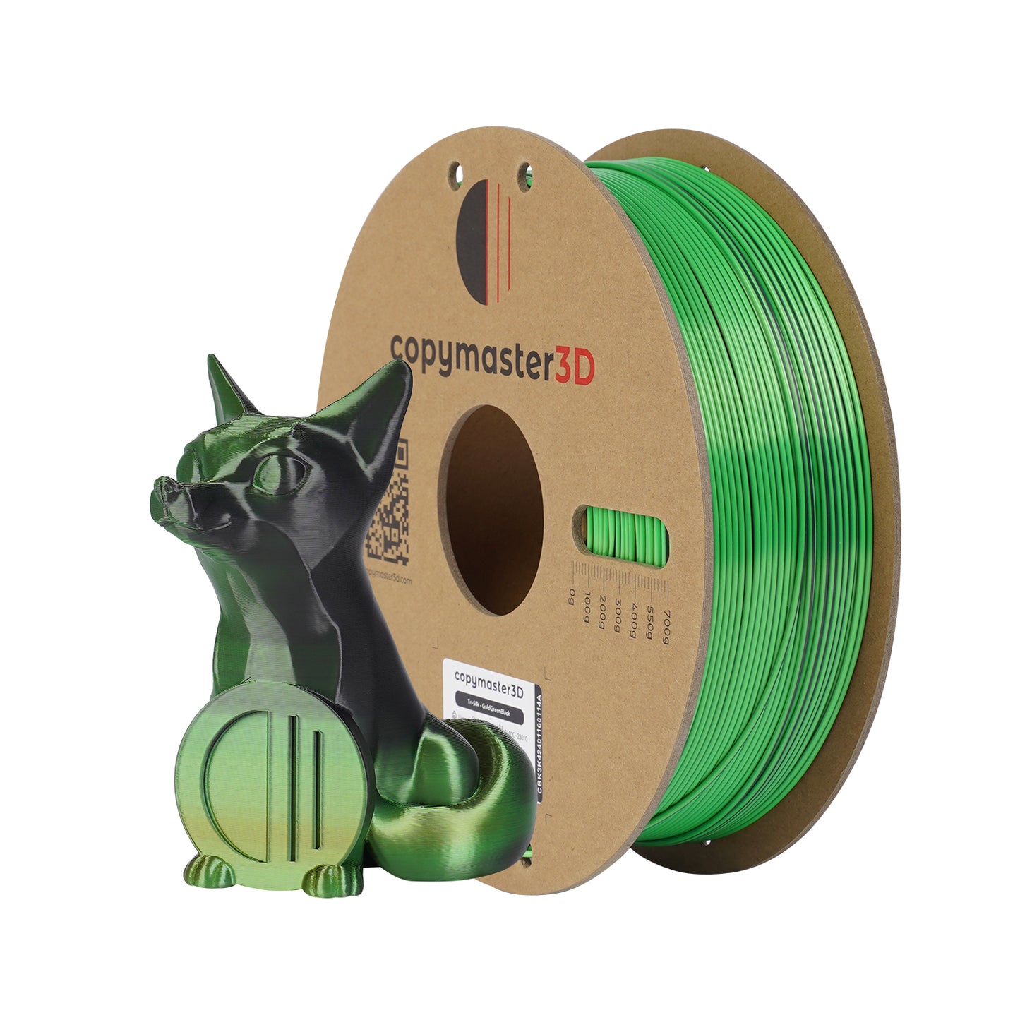 Copymaster3D PLA Tri-Silk - Gold/Green/Black