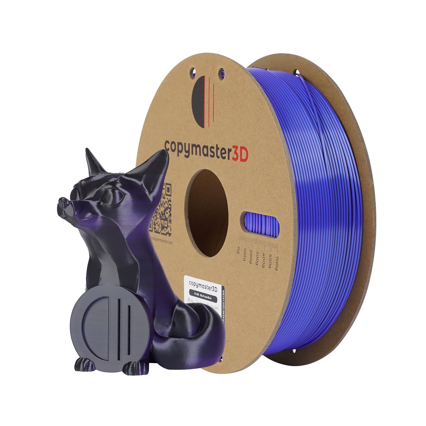 Copymaster3D PLA Tri-Silk - Blue/Purple/Black