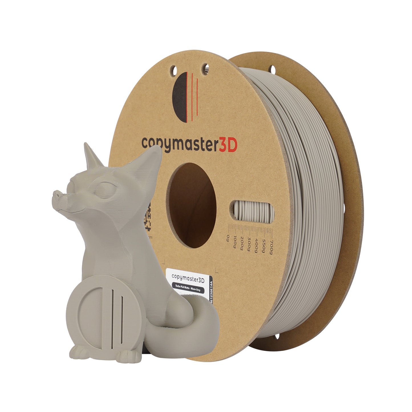 Copymaster3D Turbo PLA High Speed Matte - Warm Grey
